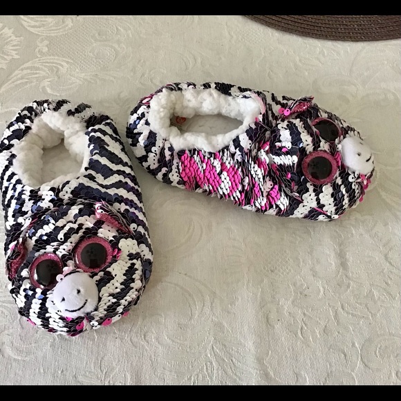 Ty Sequin Slippers/socks - Picture 3 of 3